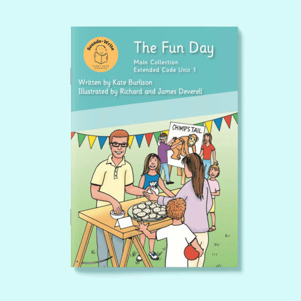 Book cover for 'The Fun Day' Main Collection Extended Code Unit 1.