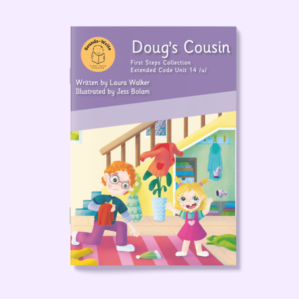 Book cover for 'Doug's Cousin' First Steps Collection Extended Code Unit 14 /u/.