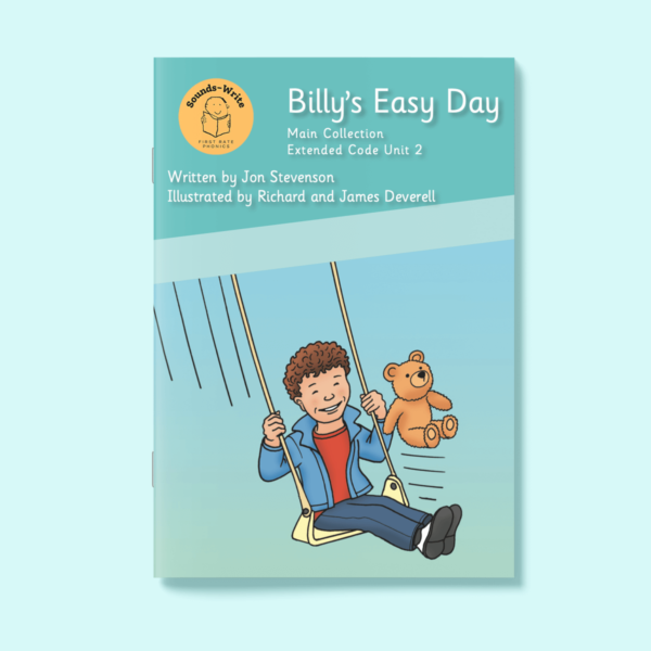 Book cover for 'Billy's Easy Day' Main Collection Extended Code Unit 2.