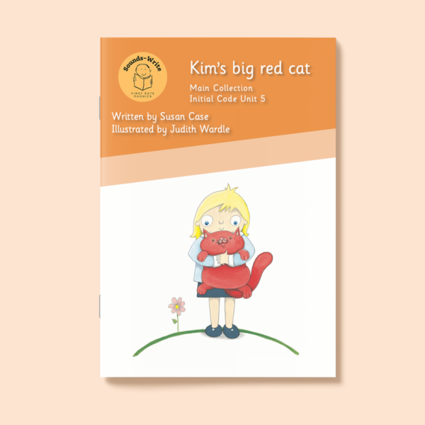Book cover for 'Kim's Big Red Cat' Main Collection Initial Code Unit 5.