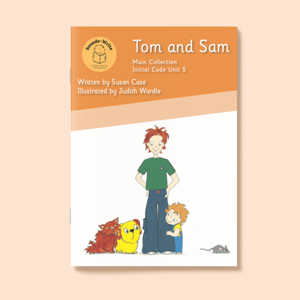 Book cover for 'Tom and Sam' Main Collection Initial Code Unit 5.