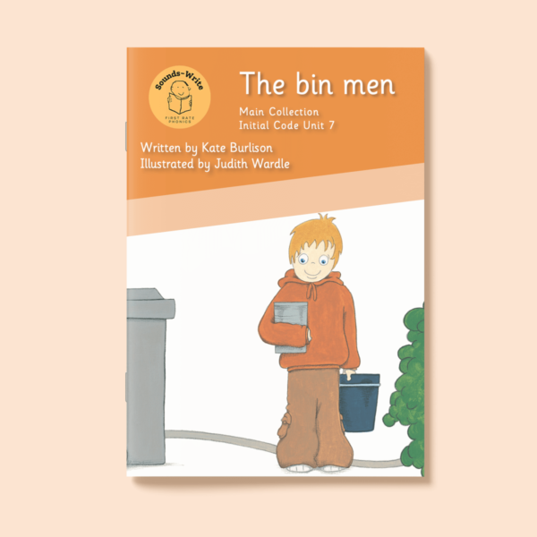 Book cover for 'The Bin Men' Main Collection Initial Code Unit 7.