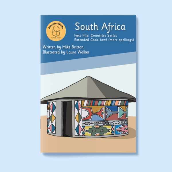 Book cover for 'South Africa' Fact File: Countries Series Extended Code /ow/. (More spellings)