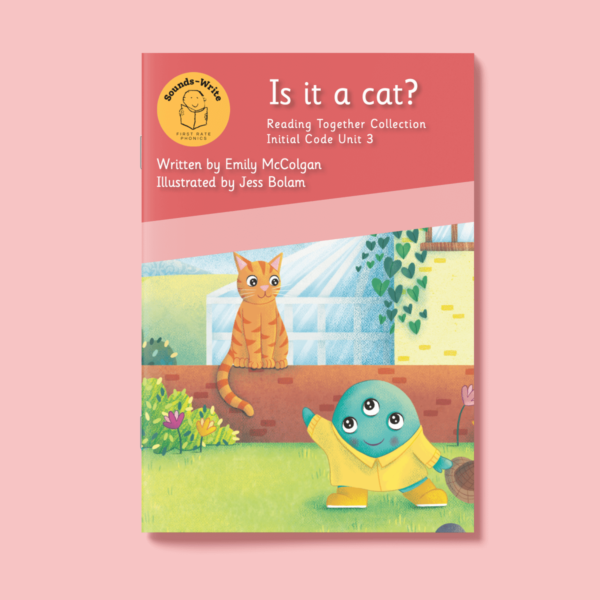 Book cover for 'Is It a Cat?' Reading Together Collection Initial Code Unit 3.