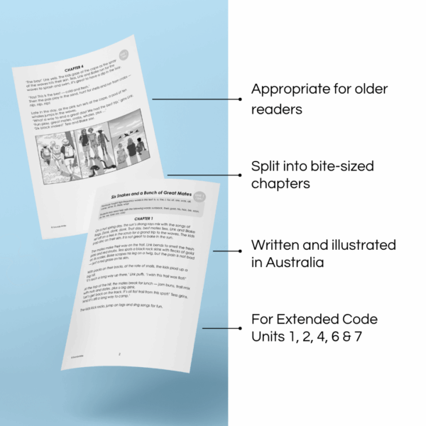 Outdoor Adventures Part 1 - Extended Code Texts and Activities for Older Readers Printable e-book - Image 4