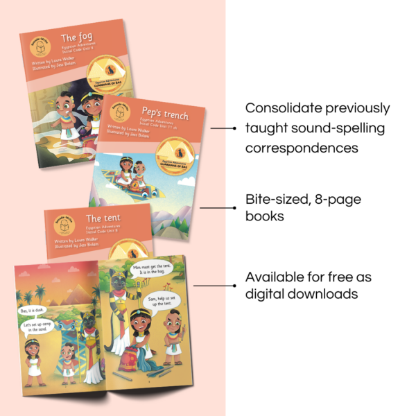 Sounds Write Initial Code Display Initial Code Egyptian Adventures - Sounds-Write Australian Shop